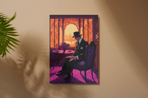 décoration murale gentleman