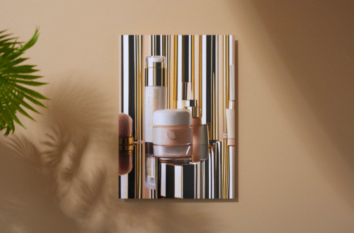 décoration murale cosmétique